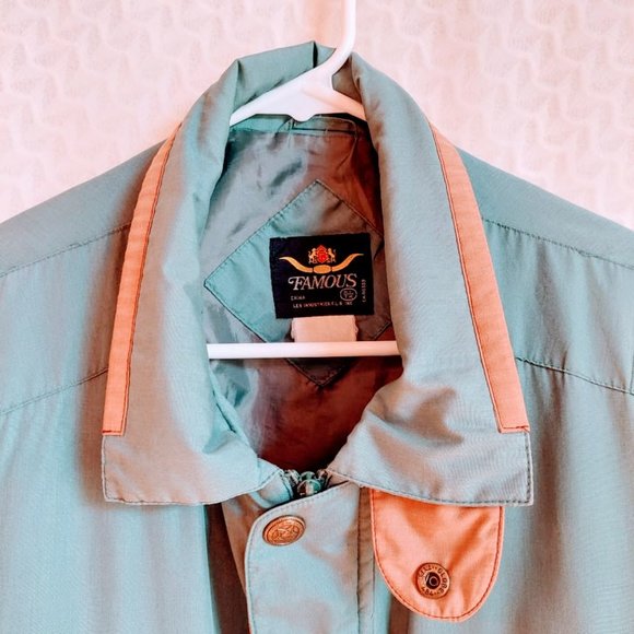 Vintage turquoise coat - Picture 10 of 16